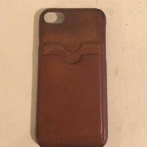 iPhone 8 leather Madewell wallet case